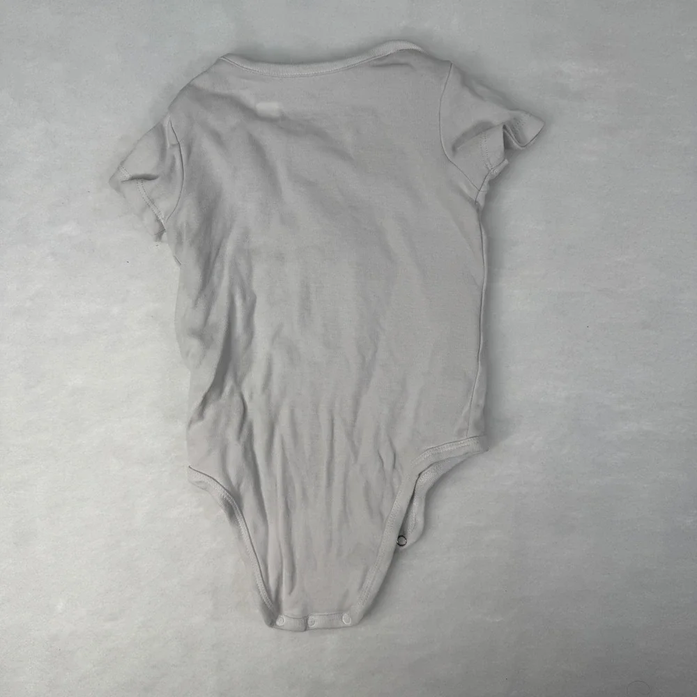 Ralph Lauren Polo Bear Bodysuit 6M White Classic Preppy Graphic Infant 6 Month